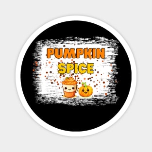 Pumpkin Spice | Bleached Tshirt Magnet